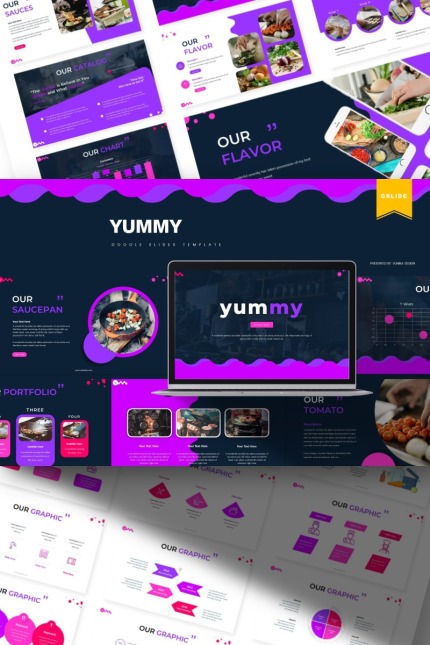 Kit Graphique #84872 Yummy Vecteur Divers Modles Web - Logo template Preview