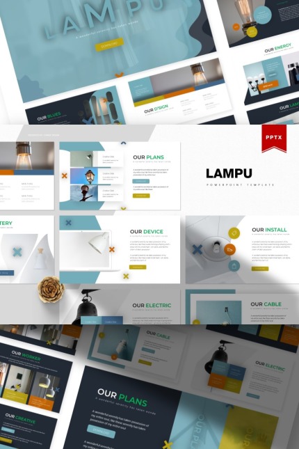 Kit Graphique #84909 Lamp Lumire Divers Modles Web - Logo template Preview