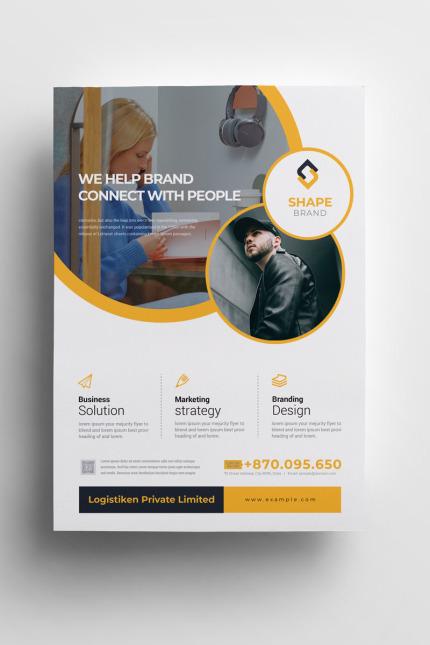 Kit Graphique #85011 Flyer Corporate Divers Modles Web - Logo template Preview