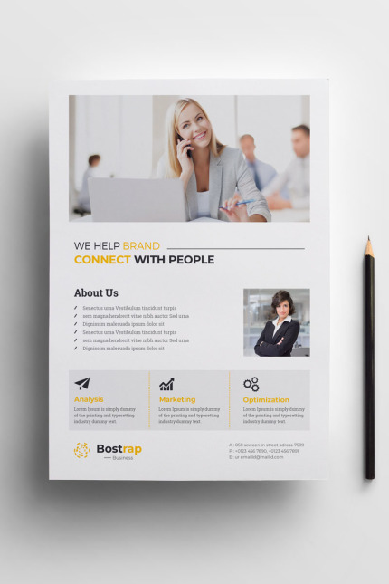 Kit Graphique #85102 Flyer Corporate Divers Modles Web - Logo template Preview