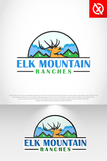 Kit Graphique #85151 Deer Elk Divers Modles Web - Logo template Preview