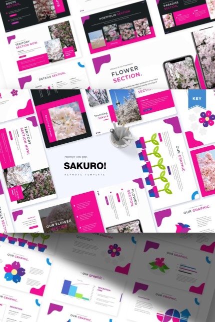 Kit Graphique #85353 Sakura Flower Divers Modles Web - Logo template Preview