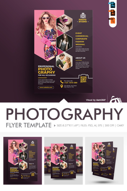 Kit Graphique #85357 Photography Flyer Divers Modles Web - Logo template Preview