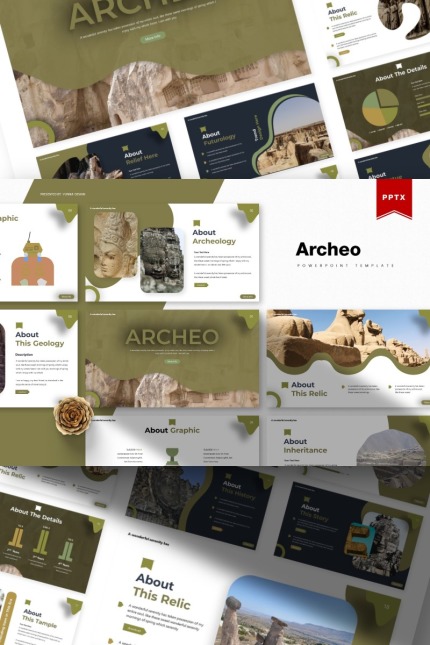 Kit Graphique #85369 Archeo Ancient Divers Modles Web - Logo template Preview