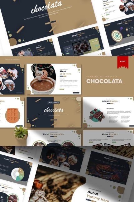 Kit Graphique #85379 Chocolate Sweet Divers Modles Web - Logo template Preview