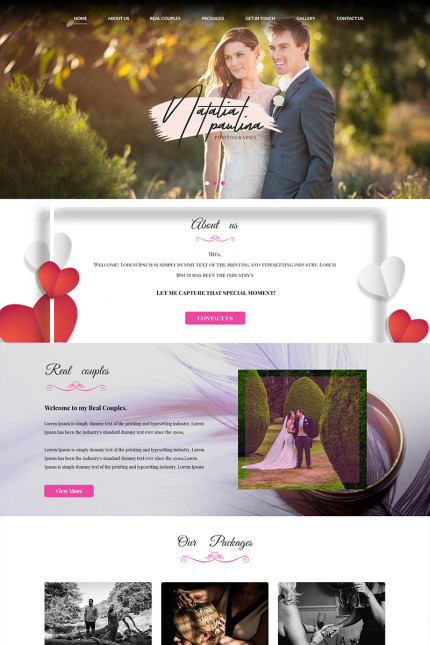Kit Graphique #85404 Wedding Photography Divers Modles Web - Logo template Preview