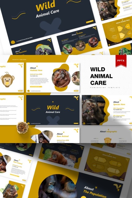 Kit Graphique #85422 Animal Orangutan Divers Modles Web - Logo template Preview