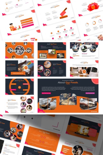 Kit Graphique #85448 Chef Restaurant Divers Modles Web - Logo template Preview