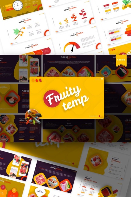 Kit Graphique #85496 Fruity Sain Divers Modles Web - Logo template Preview