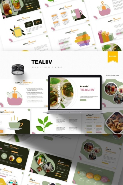 Kit Graphique #85502 Tea Boire Divers Modles Web - Logo template Preview