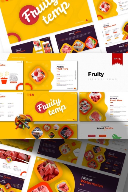 Kit Graphique #85523 Fruity Sain Divers Modles Web - Logo template Preview