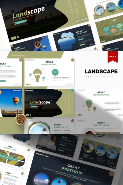 Kit Graphique #85533 Landscape Nature Divers Modles Web - Logo template Preview