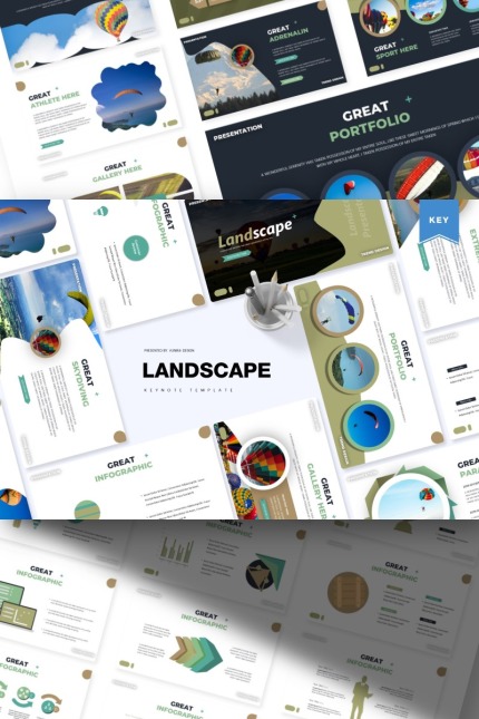 Kit Graphique #85548 Landscape Nature Divers Modles Web - Logo template Preview