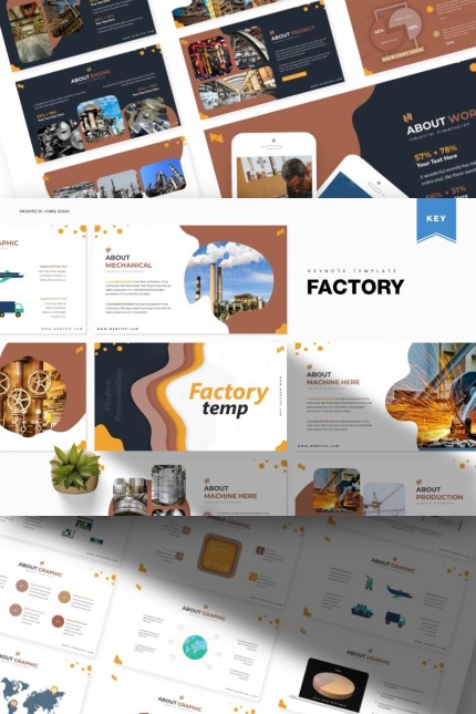 Kit Graphique #85583 Factory Industrie Divers Modles Web - Logo template Preview