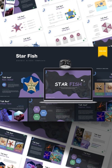 Kit Graphique #85639 Starpoisson Poisson Divers Modles Web - Logo template Preview