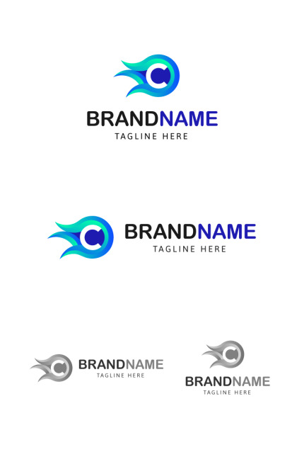 Kit Graphique #85641 Wave Blue Divers Modles Web - Logo template Preview