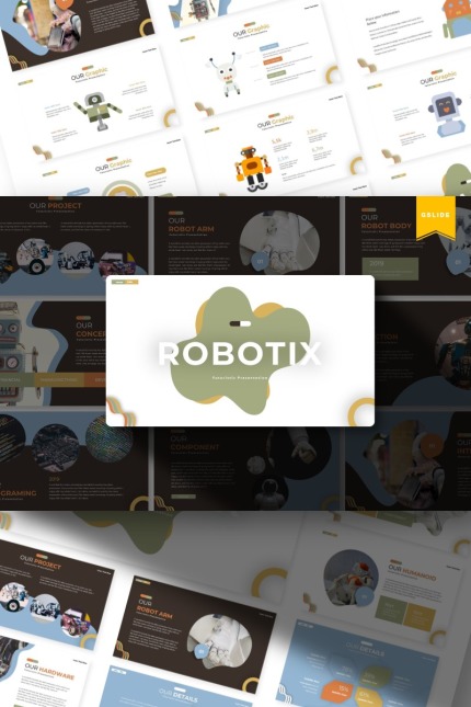 Kit Graphique #85657 Robot Futuriste Divers Modles Web - Logo template Preview