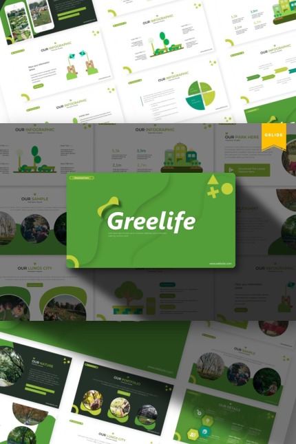 Kit Graphique #85660 Green Environment Divers Modles Web - Logo template Preview