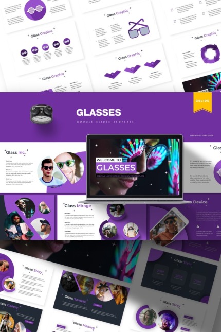 Kit Graphique #85664 Glasses Mode Divers Modles Web - Logo template Preview