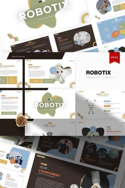 Kit Graphique #85678 Robot Futuriste Divers Modles Web - Logo template Preview