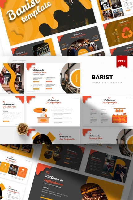 Kit Graphique #85688 Coffee Barista Divers Modles Web - Logo template Preview