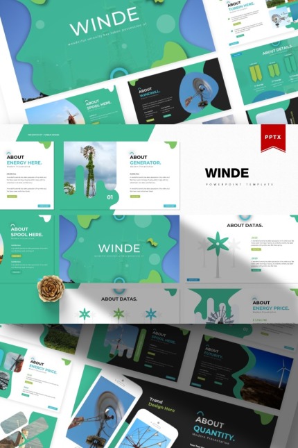 Kit Graphique #85691 Windmill Wind Divers Modles Web - Logo template Preview