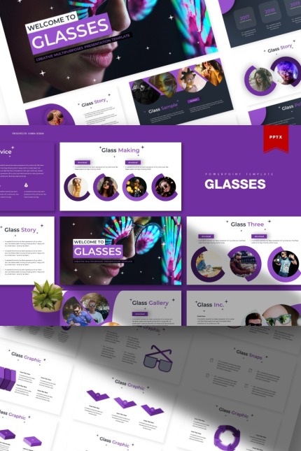 Kit Graphique #85693 Glasses Mode Divers Modles Web - Logo template Preview