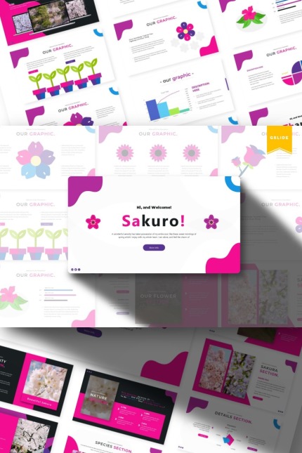 Kit Graphique #85741 Sakura Flower Divers Modles Web - Logo template Preview