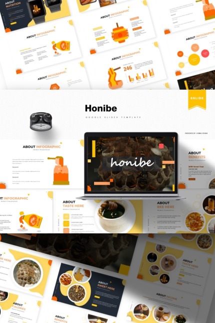 Kit Graphique #85754 Honey Alimentation Divers Modles Web - Logo template Preview