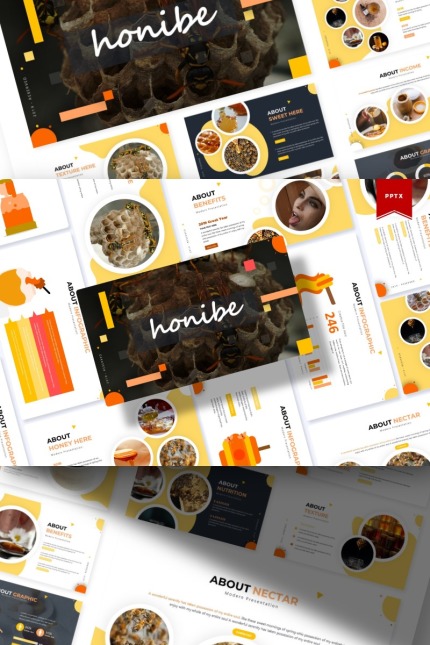 Kit Graphique #85767 Honey Alimentation Divers Modles Web - Logo template Preview