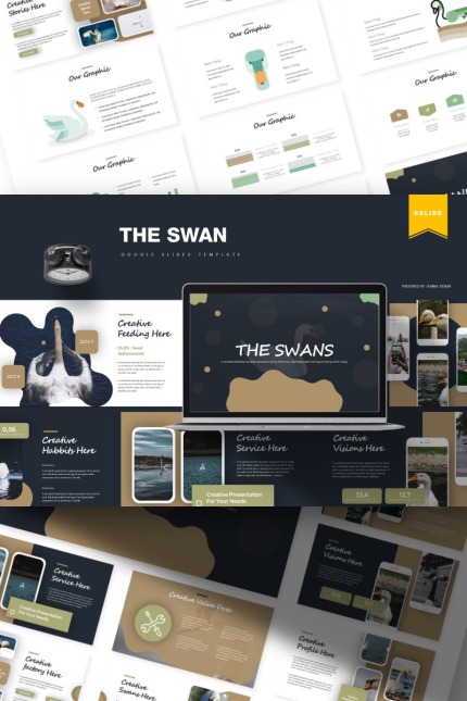 Kit Graphique #85830 Bird Swan Divers Modles Web - Logo template Preview