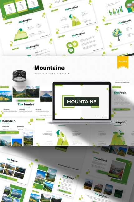 Kit Graphique #85854 Mountain Travel Divers Modles Web - Logo template Preview