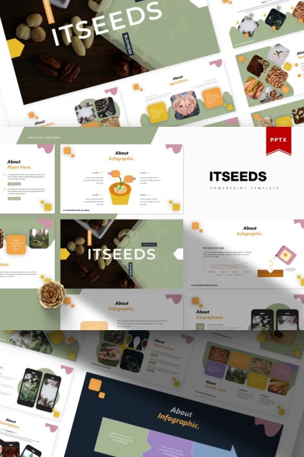 Kit Graphique #85880 Seed Alimentation Divers Modles Web - Logo template Preview