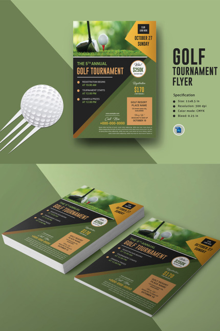 Kit Graphique #85950 Golf Tournoi Divers Modles Web - Logo template Preview