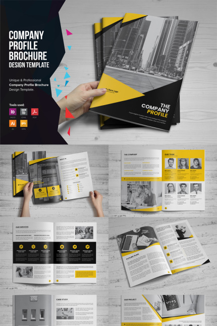 Kit Graphique #85958 Company Profile Divers Modles Web - Logo template Preview