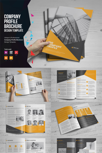 Kit Graphique #85959 Company Profile Divers Modles Web - Logo template Preview