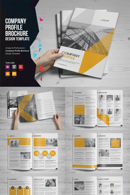 Kit Graphique #85960 Company Profile Divers Modles Web - Logo template Preview