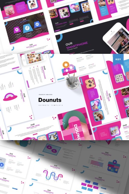 Kit Graphique #86007 Sweet Donut Divers Modles Web - Logo template Preview