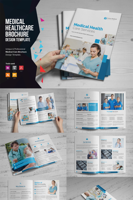 Kit Graphique #86024 Brochure Clinical Divers Modles Web - Logo template Preview