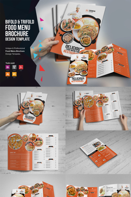 Kit Graphique #86063 Restaurant Brochure Divers Modles Web - Logo template Preview