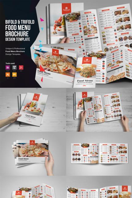 Kit Graphique #86064 Restaurant Brochure Divers Modles Web - Logo template Preview