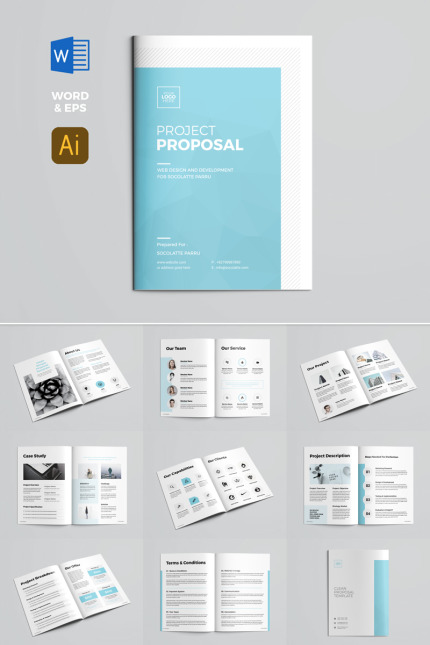 Kit Graphique #86074 Proposal Project Divers Modles Web - Logo template Preview