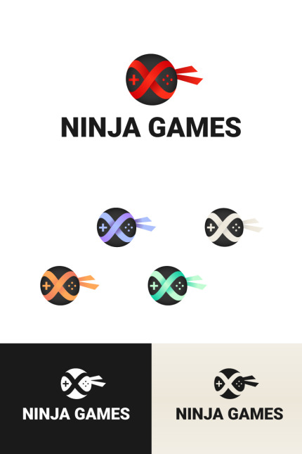 Kit Graphique #86081 Ninja Game Divers Modles Web - Logo template Preview