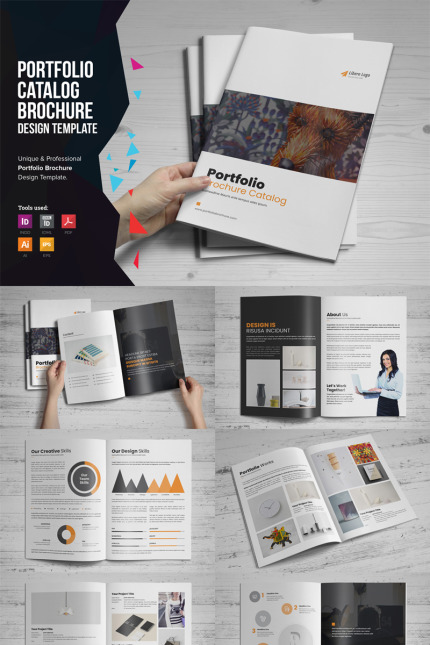 Kit Graphique #86115 Portfolio Brochure Divers Modles Web - Logo template Preview