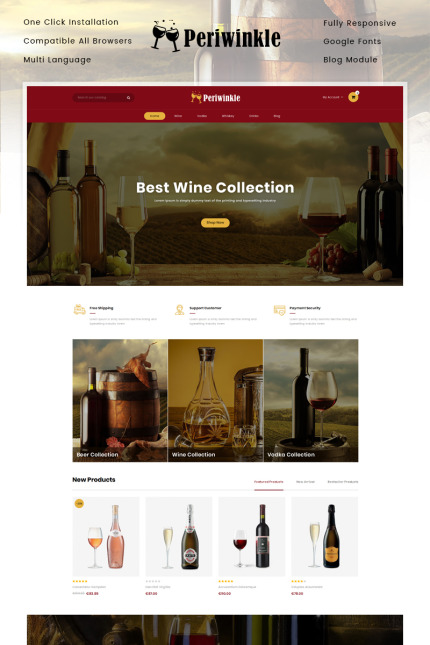 Kit Graphique #86314 Wine Drink Divers Modles Web - Logo template Preview