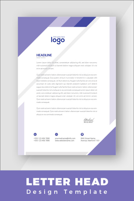 Kit Graphique #86410 Letter Corporate Divers Modles Web - Logo template Preview