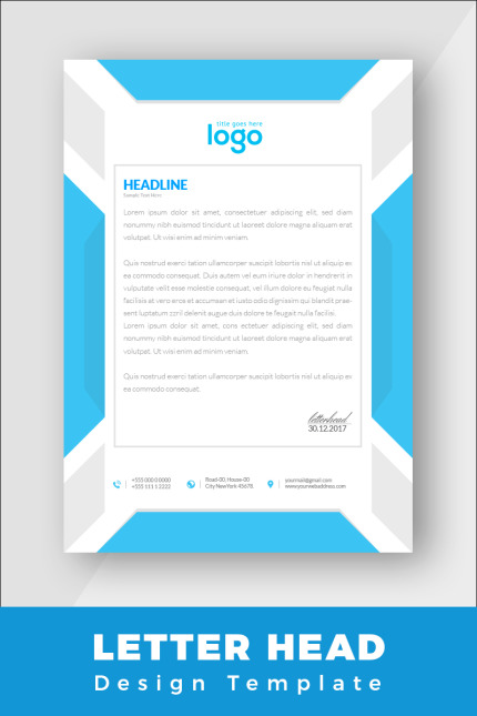 Kit Graphique #86429 Letter Corporate Divers Modles Web - Logo template Preview