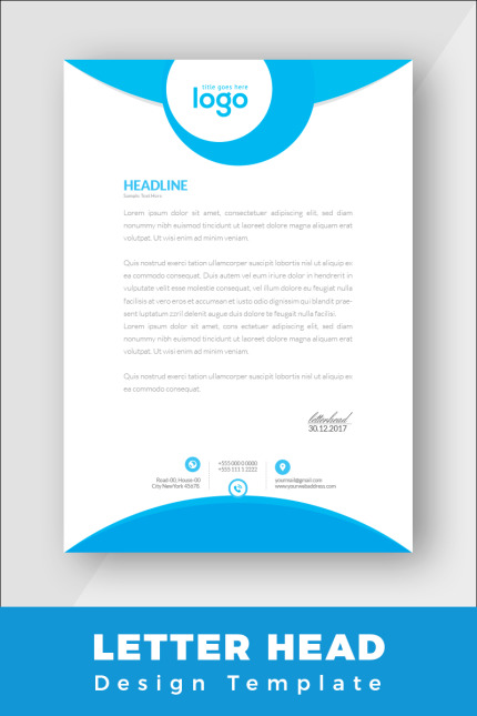 Kit Graphique #86430 Letter Corporate Divers Modles Web - Logo template Preview