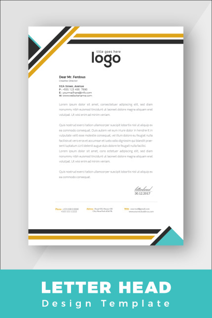 Kit Graphique #86432 Letter Corporate Divers Modles Web - Logo template Preview