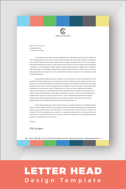 Kit Graphique #86455 Letter Corporate Divers Modles Web - Logo template Preview